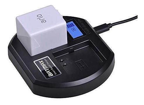 Rapid Lcd Display Usb Dual Bateria Charger For Arlo Pro