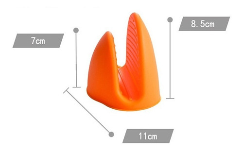 Imagen 6 de 10 de Manopla Agarradera De Silicona Para Horno X Unidad