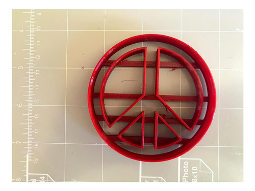 Arbi Design Peace Symbol Cookie Cookie Cutter (3 Pulgadas)