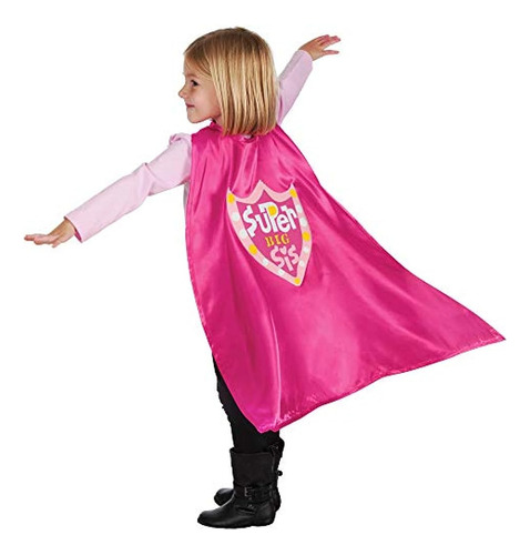 Disfraz De Cromson Jill Mcdonald Super Hero Cape Big Sister