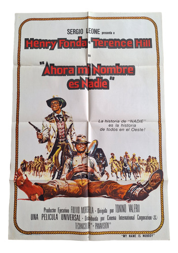 Poster Afiche Cine Ahora Mi Nombre Es Nadie Henry Fonda *