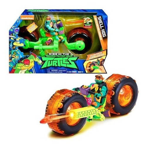 Tortugas Ninja Miguel Angel Con Moto
