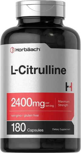 L-citrulline L-citrulina Max 2400mg X180u Gana Masa Muscular