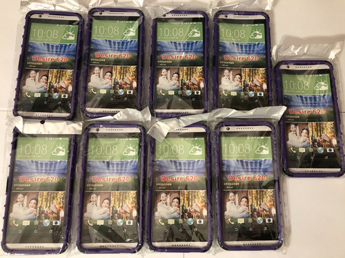 Lote De 9pz De Fundas Para Celular Htc Desire 620 Nuevas