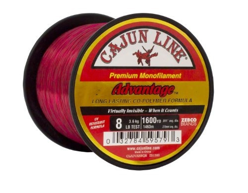 Línea Cajun Red Advantage 1/4-pound Carrete Con La Línea De