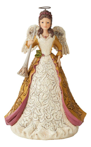 Enesco Jim Shore Heartwood Creek - Figura De Cuerno Victoria