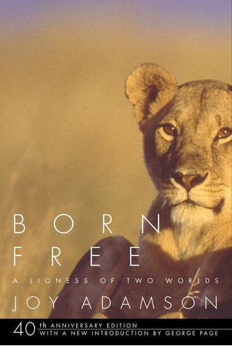 Libro Born Free- Joy Adamson-inglés