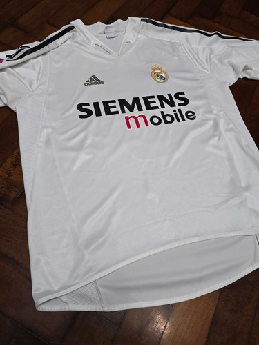 Camiseta Titular Real Madrid 2004/05, Zidane 5 Talle M (Usado)