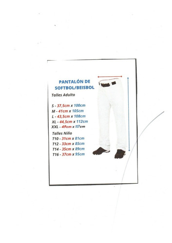 Imagen 2 de 2 de Pantalon De Beisbol / Softbol + Cinturones Todos Los Colores