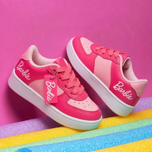 Tênis Infantil Air Barbie Rosa Meninas Escolar Curto Looked