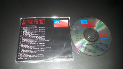Cd Bootleg Prensado Judas Priest The Damage Is Done 1990 (Usado)