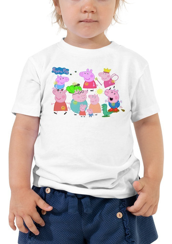 Playera Peppa Pig Personajes Niño/dama/caballero