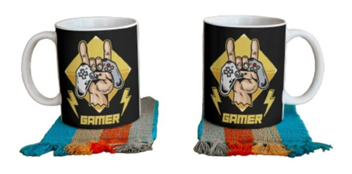 Taza Blanca Sublimada 11 Oz Regalo Gamer F389