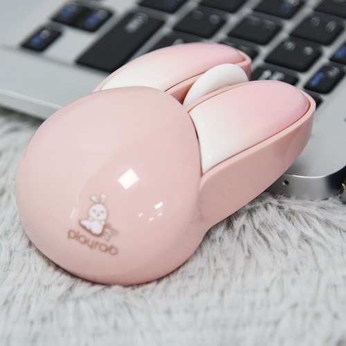 Mouse sem fio Pink Girl's Mute