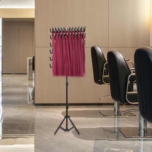 Estante Para El Cabello Trenzado De Altura Ajustable Estante
