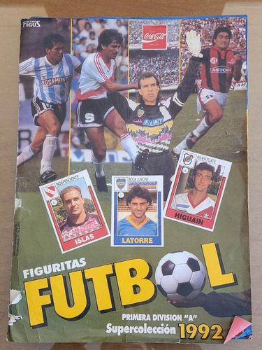 Álbum Figuritas Fútbol 1992 92 Completo Buen Estado 