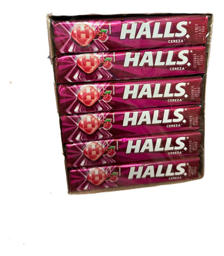 Pastillas Halls Sabor Cereza 12pz