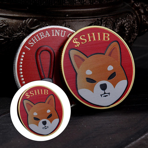 Monedas Dogecoin De 40 Mm, Monedas Doge Chapadas Rojo Dorado