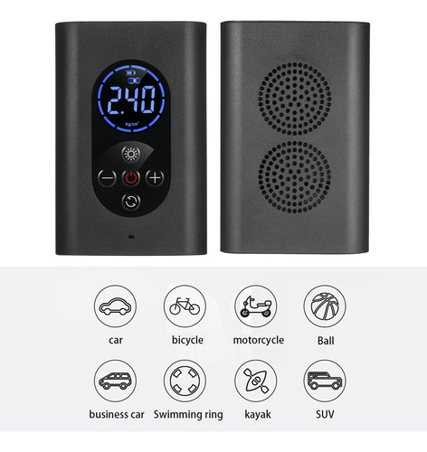 Imagen 10 de 10 de Inflador De Neumáticos Compresor De Aire Portátil 150psi