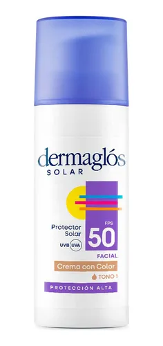comprar Dermaglós Protector Solar Fps 50 Crema Facial Con Color 50g