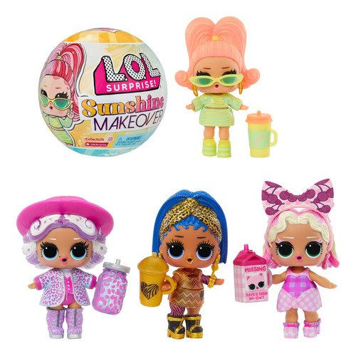 Muñeca Lol Glitter Cambia De Color En Bola Sorpresa