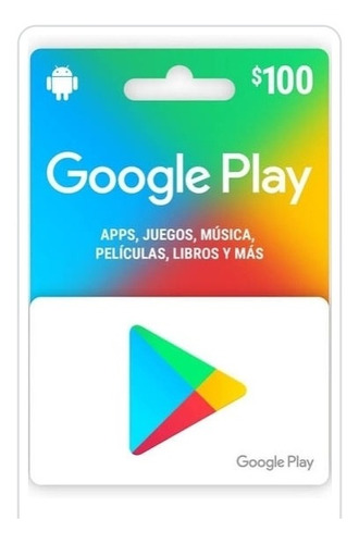 Targeta De Regalo Google Play 2