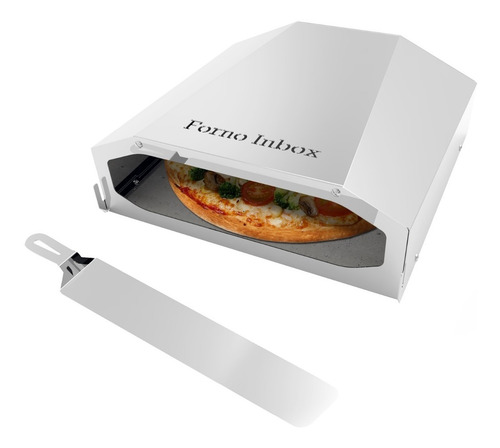 Imagem 1 de 5 de Forno Pizza Gás Industrial Refratário 1 Pizza