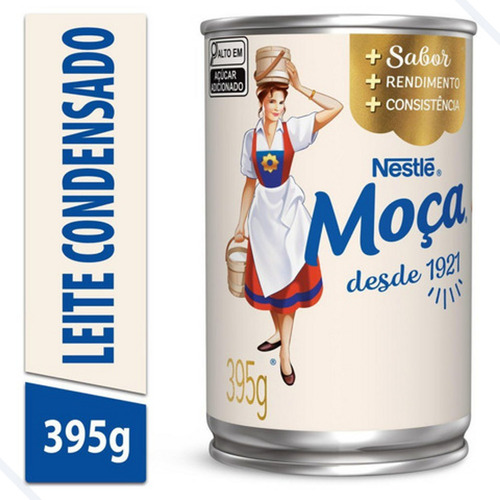 Leite Condensado Integral 8% De Gordura Lata 395g Original