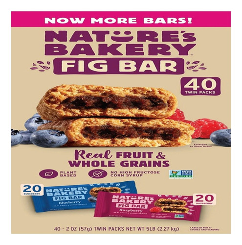 Natures Bakery Barras De Higo 40 Pzas 2270 Gr