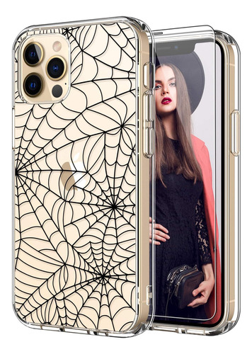 Funda Icedio Para iPhone 12 Pro Max Spider Webs