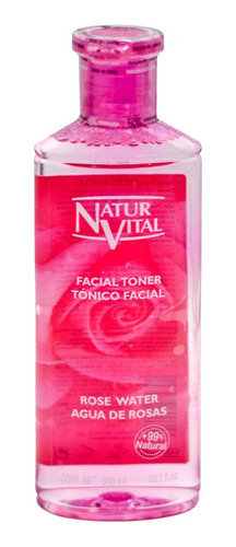 Tónico Facial Agua De Rosas Naturvital