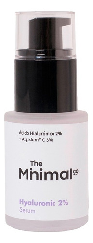 The Minimal Co Sérum Hialurónico 2% Hidratante Antiarrugas Momento de aplicación Día/Noche Tipo de piel Todo tipo de piel