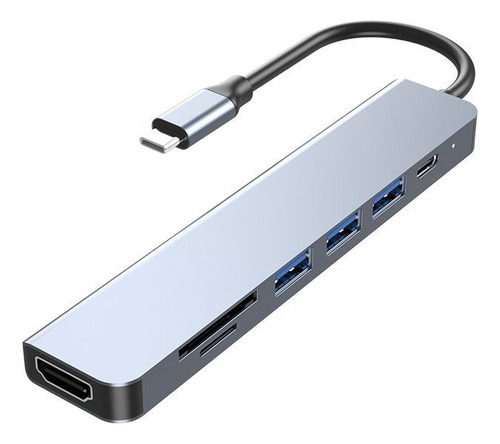 Hub Usb C, Divisor Usb C Para Hdmi 7 Em 1