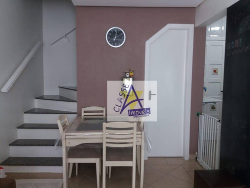 Imagem 4 de 22 de Lindo Sobrado Condominio Fechado - Ca0156