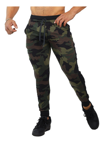 Pants Jogger Deportivo Camuflaje Militar  Bd Camuflado 