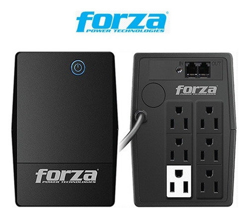 Forza Nt-1011 1000va 120v 500vatios 6 Conector(es) Salida