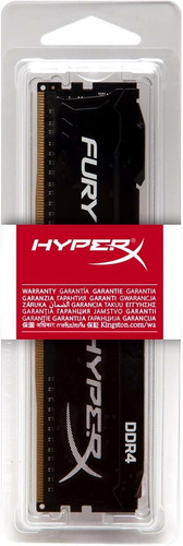 Memoria Pc Ddr4 8gb 3200mhz Hyperx Fury Black Kingston