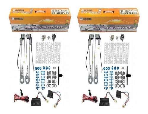 Juego Alza Vidrios Electrico 4 Puertas Hilux Doble Cabina