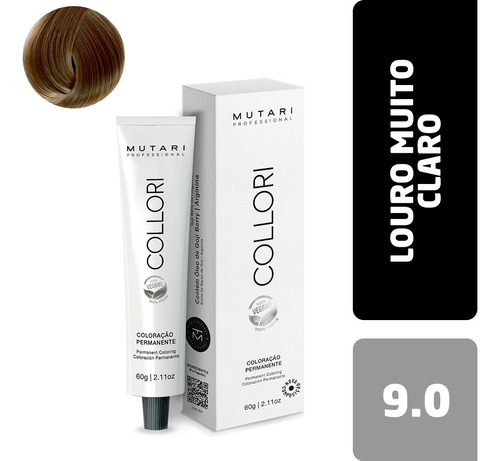 Tinta 9.0 Mutari Collori 60 G - Louro Muito Claro