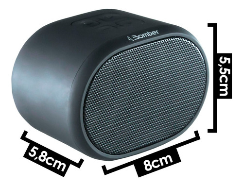 Parlante Portatil Bluetooth Aux Resistente Agua My Bomber 2