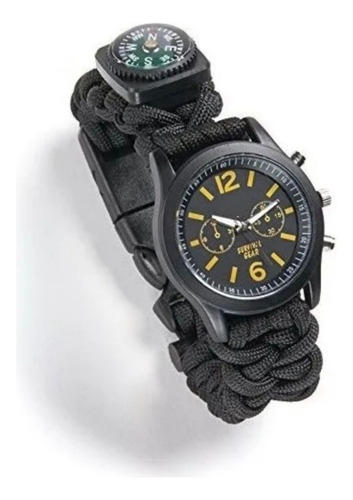 Reloj Tactico De Supervivencia Paracord 5 En 1 Tactico