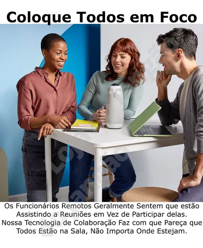 Meeting Owl 3 360° 1080p Câmera Videoconferência Avista | Frete grátis