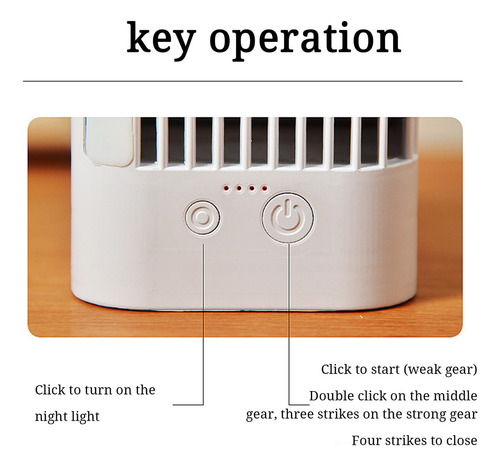 L Ventilador De Escritorio F Cool Fan Household Small Con