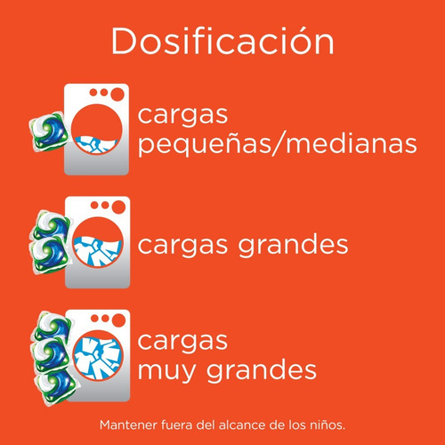 Imagen 7 de 7 de Detergente En Capsulas Tide Spring Meadow 16 Unidades
