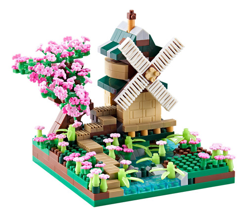 Arquitectura Molino De Viento De Río Sakura, Juego De Plan