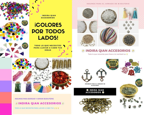 50 Cierre Cocodrilo Piraña Niquel 1 Cm Insumos Para Bijou