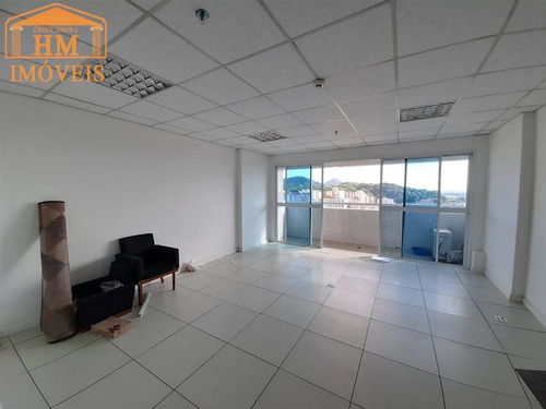 Imagem 8 de 15 de Sala Comercial Com Sacada Para Locacao. Helbor Office Sao Vicente - Hm3628