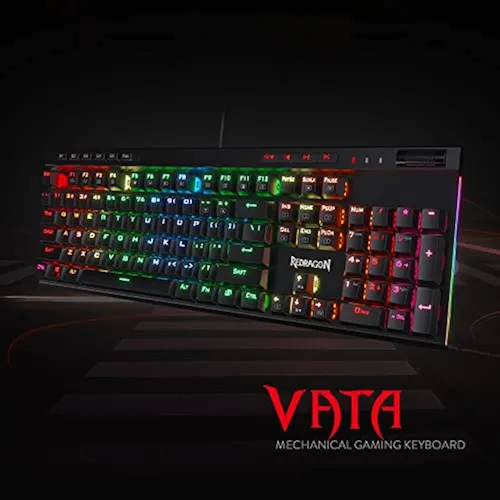 Teclado Mecánico Para Juegos Con Retroiluminación Led Redrag