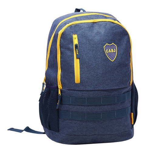 Imagen 2 de 8 de Mochila Boca Juniors Colegio Escolar Adolescente Grande Pp