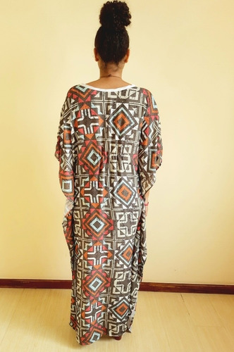 Imagem 6 de 6 de Vestido Feminino Tecido Longo Hilda